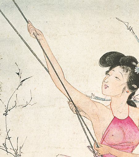 平谷-胡也佛的仕女画和最知名的金瓶梅秘戏图